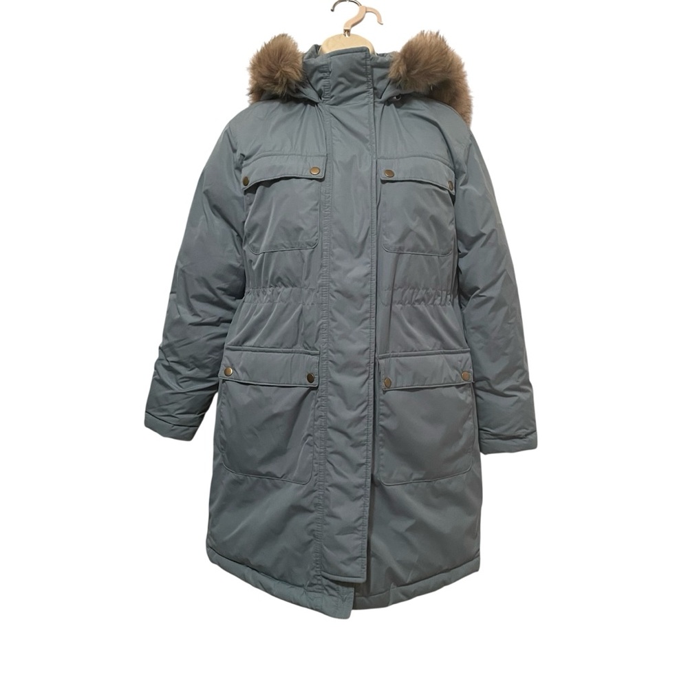 Universal Thread Women’s Winter Coat Jacket Size XSmall Pockets Greenish Blue